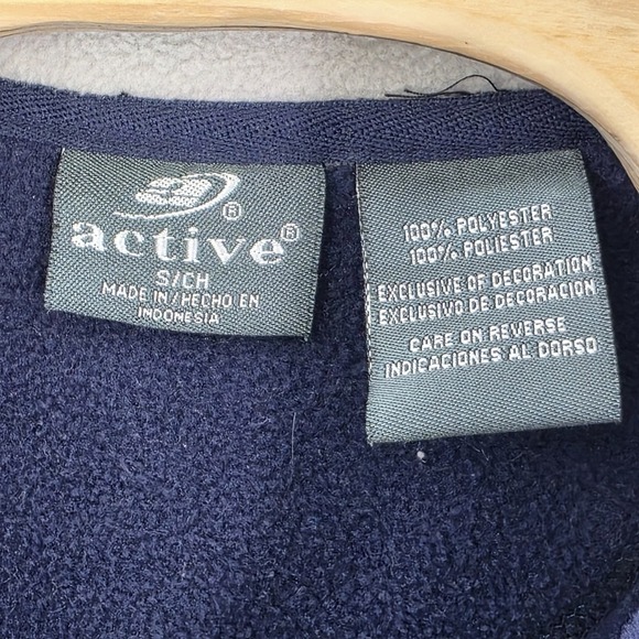 VTG Penn State Fleece Jacket Size Small 1/4 Zip Nittany Lions Active College PSU - Picture 7 of 11